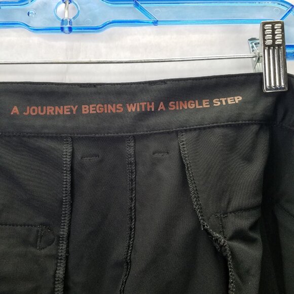 Rhone Commuter Pants Men's 40 Classic Straight Leg Black Stretch Chino Pockets - Picture 6 of 16